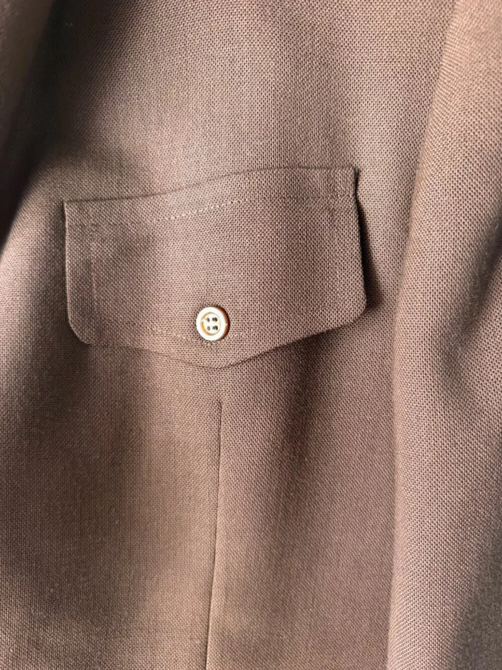 Desmond's Southern California 1970s Mens Sport Coat Blazer Size 42 Long Brown